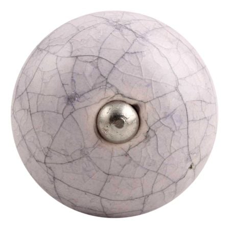 Light Purple Crackle Ceramic Wine Stopper